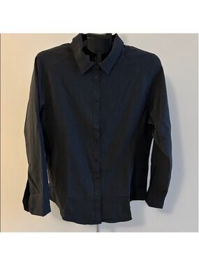 Women’s Classic Grey Button-Down Shirt